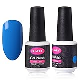 CLAVUZ Soak Off UV LED Gel Polish Nail Lacquer Salon Art Manicure Varnish 8ml Magic Blue Series 011