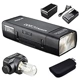 GODOX AD200 TTL 2.4G HSS 1/8000s Pocket Flash Light Double Head 200Ws with 2900mAh Lithium Battery Strobe Flash
