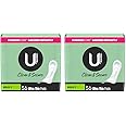 U by Kotex Clean & Secure Ultra Thin Pads, Heavy Absorbency, 56 Count (Packaging May Vary) (Pack of 2)