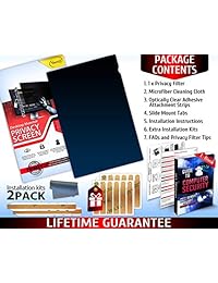 21.5 inch (diagonalmente) computadora visualización Filtro   Antiarañazos, Anti glare protector de privacidad para monitores de visualización ancha por vintez