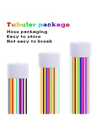Filamento 3D para impresora lápiz 3D, 0.069 in Filamento PLA Pack de 24 colores diferentes, filamento de alta precisión de diámetro, cada color de 10 pies, total 240 pies longitudes