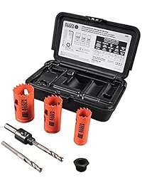 Klein Tools 32905 de electricista Agujero Sierra de Kit con Arbor (3 piezas)