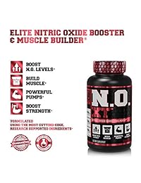 N.O. XT suplemento de óxido nitrico con nitrosigina L Arginina y L Citrulline para crecimiento...