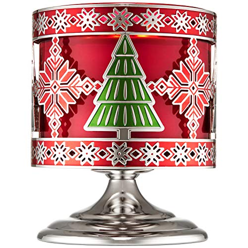 Buy Bath and Body Works Evergreen FAIR ISLE Pedestal 3Wick Candle