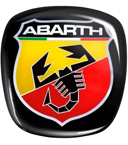 Abarth 32027 3D Sticker Replacement Logo for Fiat Grande Punto