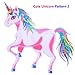 KONGZING Unicorn Party Favor Bags 12 Pack Unicorn Bag with Drawstring Backpack Pink Treat Bag for Women Girls Birthday