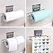 MCART Paper Towel Holder Self Adhesive Tissue Wall Mount Paper Towel Holder,Stainless Steel