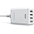 RAVPower 40W 8A 4-Port USB Charger Charging Station with iSmart Technology (White)