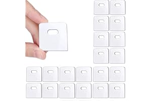 XUTONG 50 Sets/100 Pcs Self-Adhesive Vertical Blind Repair Tabs - Clear Retainer Kit for Damaged Blinds