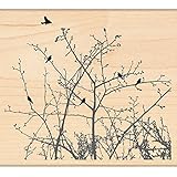 Penny Black 4271L Winter Ledge Wood Mounted Rubber Stamp