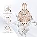 ETEVON Womenâ€s â€˜Crystal Bridgeâ€ Quartz Analog Watch with Luminous Pointers and Rose Gold Bracelet Waterproof, Fashion Dress Wrist Watches for Women
