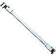 60cm / 23.6" Stainless Steel Frameless Shower Door Fixed Panel Wall-To-Glass Support Bar for 1/4" to 3/8" Thick Glass by M-Home (600mm, Chrome)