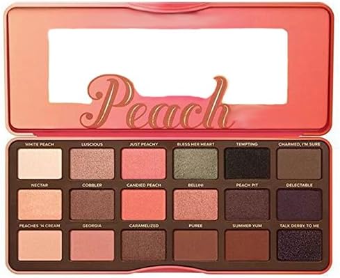 18- color peach scent eye shadow New