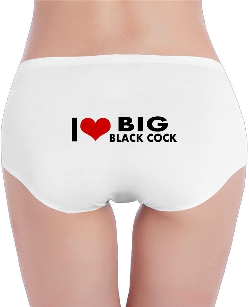 Ppy Ventin Womans Briefs, I Love Big Black Cock Comfortable Low Waist Briefs