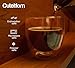Cutehom Double Espresso Cups - Thermo Wall Coffee Mugs - Set of 4 glasses