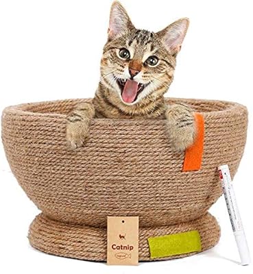 diy cat scratching post carpet