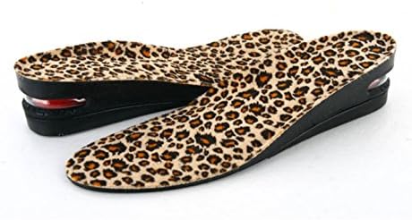 TG153 2-layer Height Increase Elevator Shoe Insole, 2.0 inches Taller for Men, Tiger color