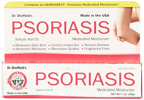 Psoriasis 2% Salicyclic Acid, Medicated Moisturizer, 1.0 Oz
