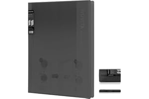 Kokuyo La-NV40D File Clear Book, Nobita, Fixed Type, A4, 40 Sheets, Black