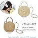 Donalworld Women Beach Bag Round Straw Crochet Shoulder Summer Bag Purse L Pt1