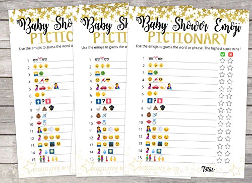 30 Emoji Pictionary Baby Shower Games Cute Fun Baby Shower Game 30 Emoji Pictionary Baby Shower Games Cute Fun Baby Shower Game