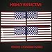 Reflective Full Color American Flag Stickers 2 Pairs Bundle 3