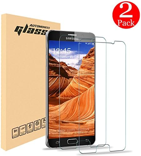 Galaxy Note 5 Screen Protector, Automoness 9H HD Ultra Clear Anti-Bubble Scratch Proof Tempered Glass Screen Protector for Samsung Galaxy Note 5 Easy to Install (2-Pack)