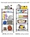 Whitmor Supreme 5-Tier Cart holds up to 1,000 lbs. Black