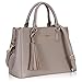 SUMICH Womens Classy Satchel Handbag Griege with tassel