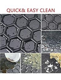 HD Mart   Alfombrillas para maletero Tesla modelo 3 2017 2018, goma negra para todo tipo de clima, resistentes e inodoras