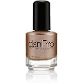 daniPro Doctor Formulated Nail Polish Babe It's You-Pearlescent Mocha Fingernail Polish &amp; Toenail Polish, 0.5 oz with Undecylenic Acid, Biotin &amp; Vitamins - Vegan Formula for Healthy Nails - USA-Made