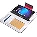 Fosmon CADDY Series Leather Wallet Case for Blackberry Z10 (White, Pink & Black)