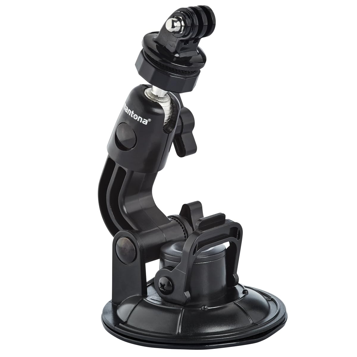 Mantona X-Large Suction Cup Holder with 1/4-Inch Connector for GoPro - Black