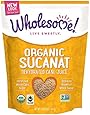 Wholesome Sweeteners Fair Trade Organic Sucanat (Brown Sugar), 16-Ounce Pouches (Pack of 12)