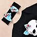 puseky 4pcs Newborn Baby Boys Girls Skull Romper+Pants+Hat+Headband Halloween Outfits (0-6 Months, Black+Blue)