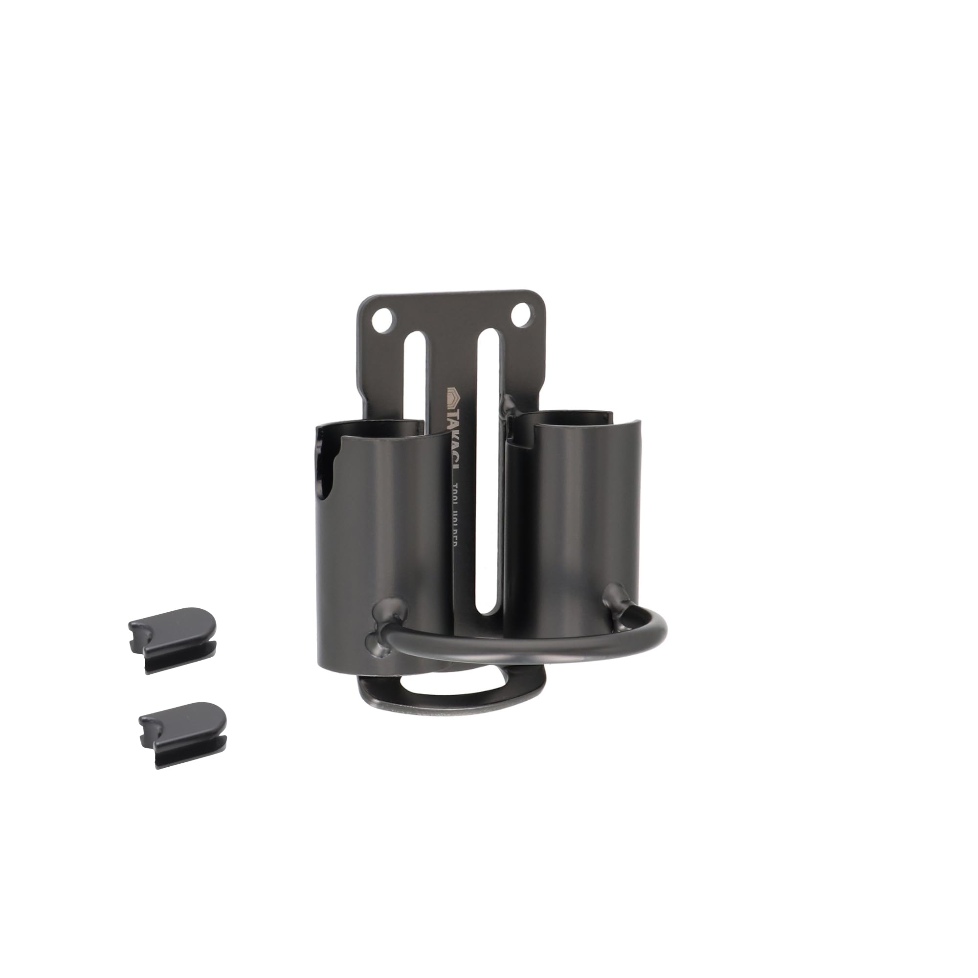 高儀(Takagi) アルミ ツールホルダー THA-11B ハンマー・バール差し スペーサー 2個付き ベルト通し幅 調整可能 縦滑り・横滑りを軽減 ズレにくい ベルト幅 60mmまで対応 工具重量 3kg以内 工具差し 工具掛け ハンマー 1穴 金づち バール 2穴 収納 アルミ製 軽量 腰への負担軽減 高儀 たかぎ商品画像