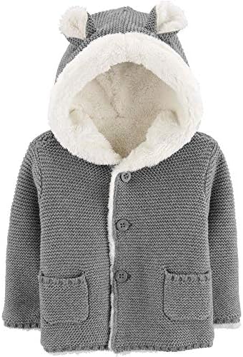 Carters Baby Girl Sherpa-Lined Hooded 