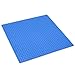 Feleph Classic Blue Baseplate for City Road Beach, Ocean Island Street Water Base Plate 10 x 10 Inches, Pirates Sea Toy Kit for Major Brands Building Bricks (Curved 1PC)