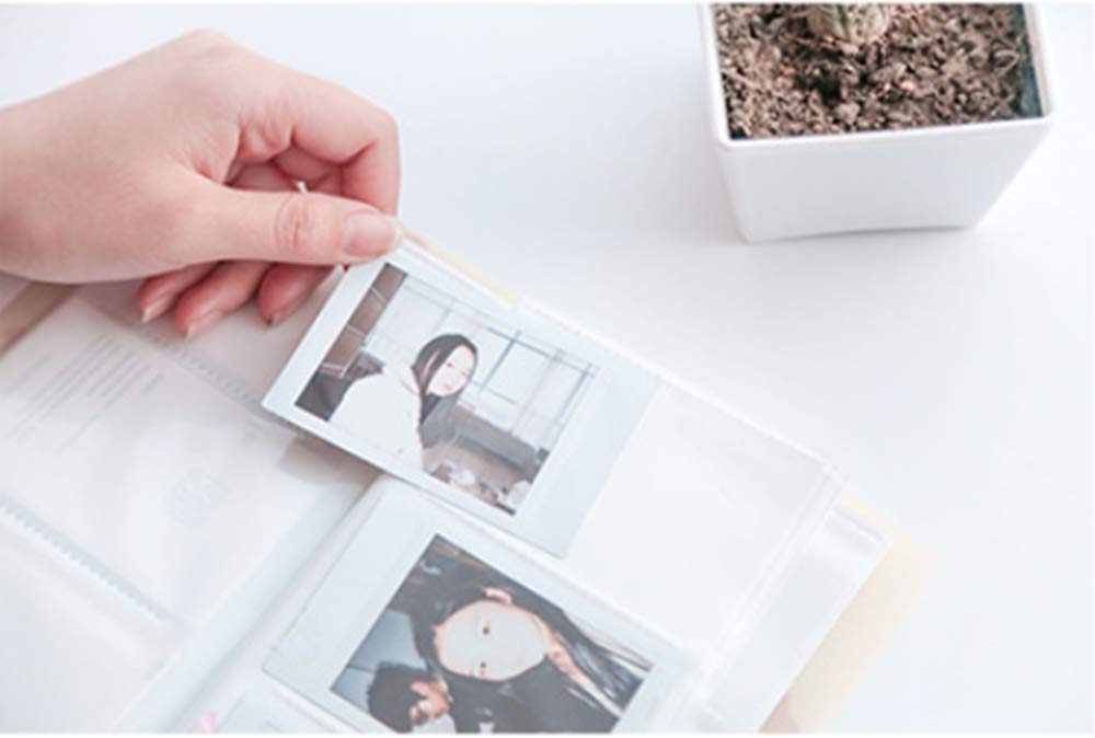 LYH 120 Pockets Mini Photo Album for Fujifilm Instax Mini 7s 8 8+ 9 25 26 50s 70 90 Film Scrapbook Album for Pictures, Blue