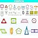 SASRL Mini Magnetic Toys Building Tiles Blocks Stack Set - 158 pcs
