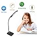 Desktop Lamp, HQOON Office Desk Lamp with USB Charging Ports, Eye Care LED Reading Light , Bedside Touch Sensor Table Lamps (3 Lighting Modes, Brightness Stepless Adjusted )