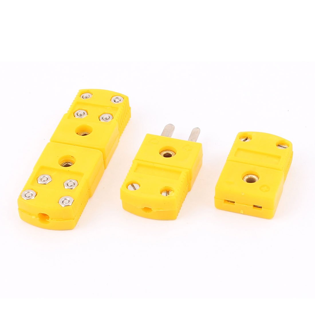 sourcingmap Male to Female K Thermocouple Wire Temperature Probe Connector 2 Pairs