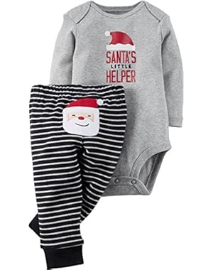 Baby Boys' Christmas 2-Piece Bodysuit & Pant Set
