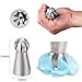 Ouddy 32pcs Baking Supplies Set for Cake/Cupcake Decorating Russian Piping Tips, 3 pcs, Silver