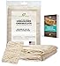 LiveFresh Unbleached Cheesecloth with 50' All-Natural Unbleached Cooking Twine and Cheesemaking Guide eBook - Grade 50, 2.5 Yards (22.5 sq. feet) - Washable and Reusable Strainer