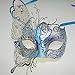 Coxeer Venetian Masquerade Mask, Butterfly Laser Cut Metal Mardi Gras Mask Party Mask for Women