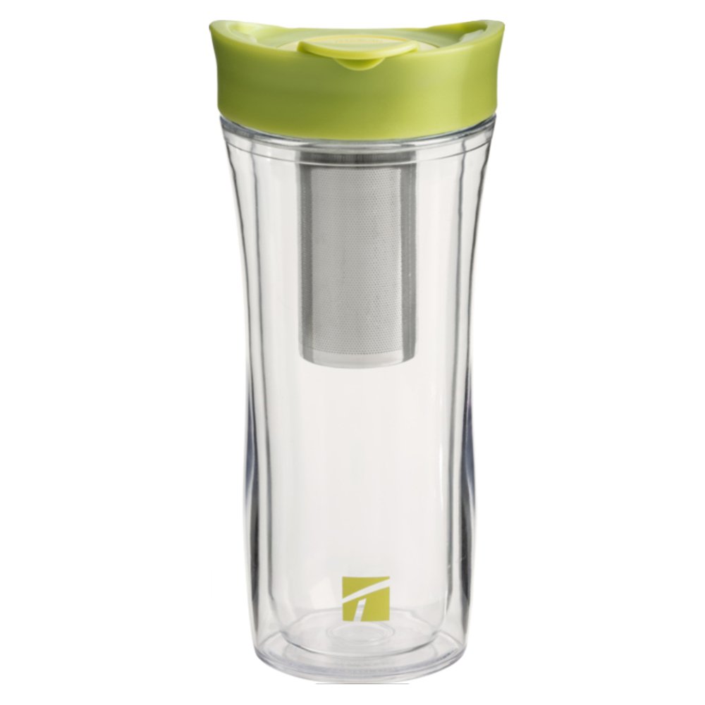 Trudeau Tea Mendous Tea Tumbler, Green, 16-Ounce