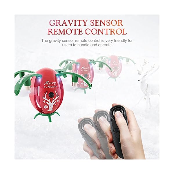 Goolsky JJR / C H66 720 P Kamera WiFi FPV X-Mas Ei Drohne Höhe Halten Folding Selfie G-Sensor Quadrocopter – Bild 7