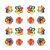 Vlish 12 Pack- Fun Puzzle Balls, Party Favors, Goody Bags, Christmas Stocking Stuffers, Easter Basket, Classroom, Fidget Brain Teasers, Brain Games, Puzzles