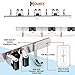 Homely Center Mop and Broom Holder Wall Mount – Heavy-Duty Closet Organizer for Garage, Kitchen, Laundry Organization – Tool Hanger with 3 racks and 4 hooks